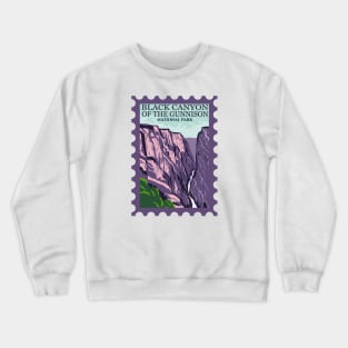 Black Canyon of the Gunnison National Park Stamp Crewneck Sweatshirt